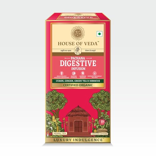 HOUSE OF VEDA Organic Digestive Tea 25 Tea Bag - Image 1