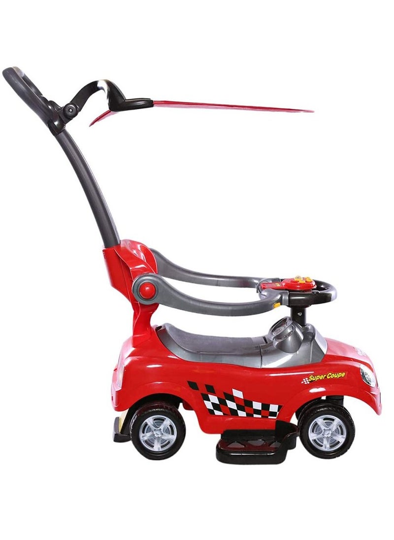 FACTUAL TOYS Factual Toys - Sunshine Canpoy Coupe Pusher Car - Red  - Image 2