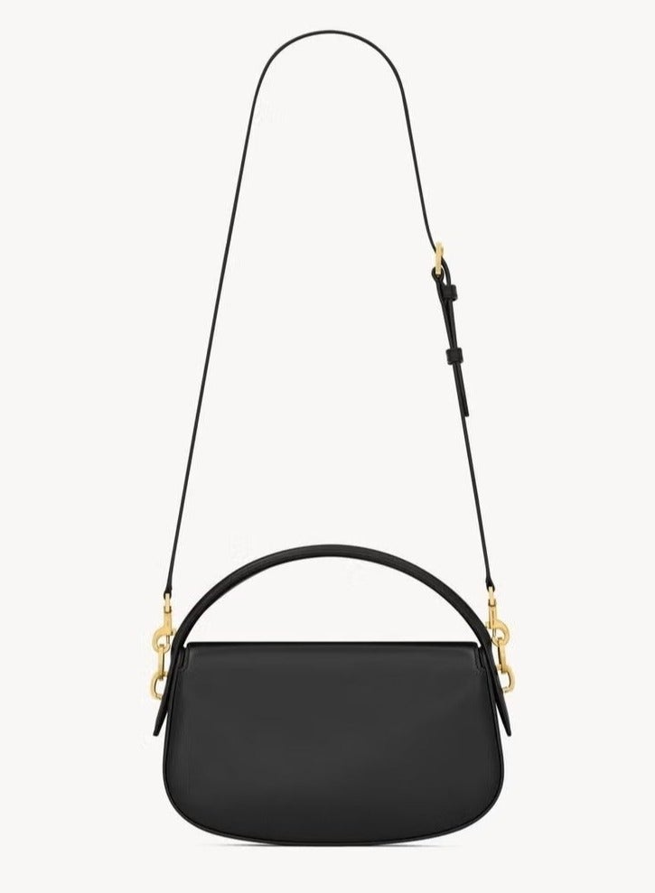 حقيبة كتف صغيرة بأسلوب كلاسيكي من YSL - حقيبة يد جلدية فاخرة للنساء - حقيبة أنيقة للاستخدام اليومي والمكتب والسفر - Image 3