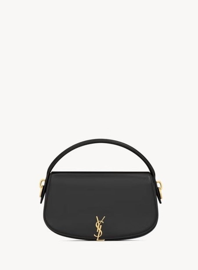 حقيبة كتف صغيرة بأسلوب كلاسيكي من YSL - حقيبة يد جلدية فاخرة للنساء - حقيبة أنيقة للاستخدام اليومي والمكتب والسفر - Image 2