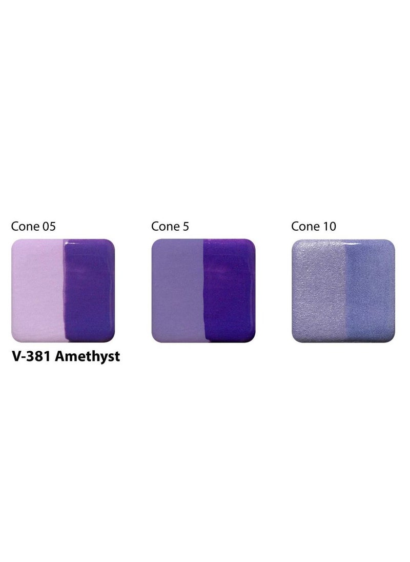 Amaco - Amaco Velvet Underglaze V-381 Amethyst Lead Free 2 oz - Image 1