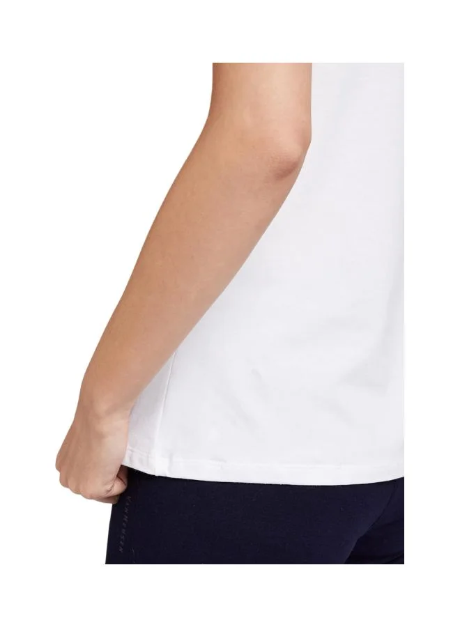 Jockey WHITE 1515 Women Super Combed Cotton Elastane Stretch Regular Fit Solid Round Neck Half Sleeve T Shirt for Women | Best Price UAE