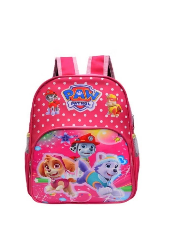 PAW Patrol Kids' Pink Polka - Dot Cartoon Backpack - Image 1