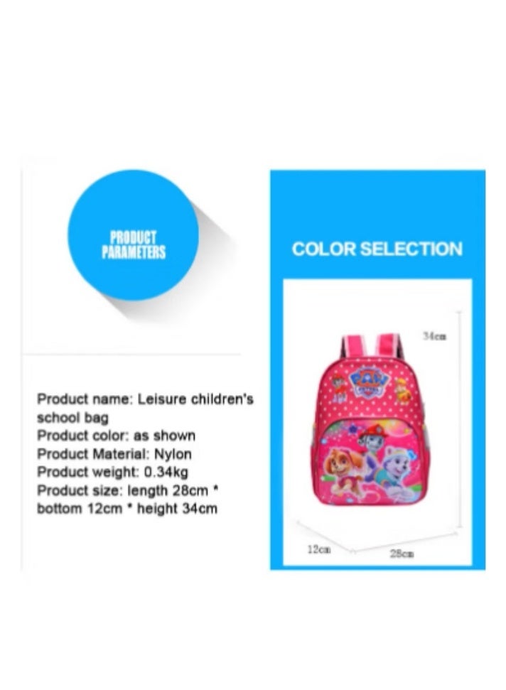 PAW Patrol Kids' Pink Polka - Dot Cartoon Backpack - Image 2