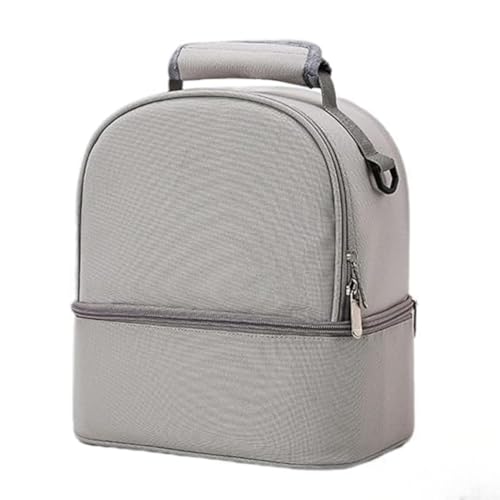 Mancro Breastmilk Cooler Bag, Fits 6 Insulated Baby Bottles Up to 9 Ounce, Breast Milk Cooler for Nursing Mom (Grey 1) - Image 1
