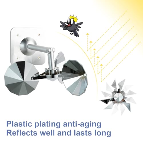 OFFO Bird Scare Reflective Device, Bird Reflector Keep Pigeon Woodpeckers and Sparrows Away for Outdoor Use Boats Roofs Gardens - Image 2