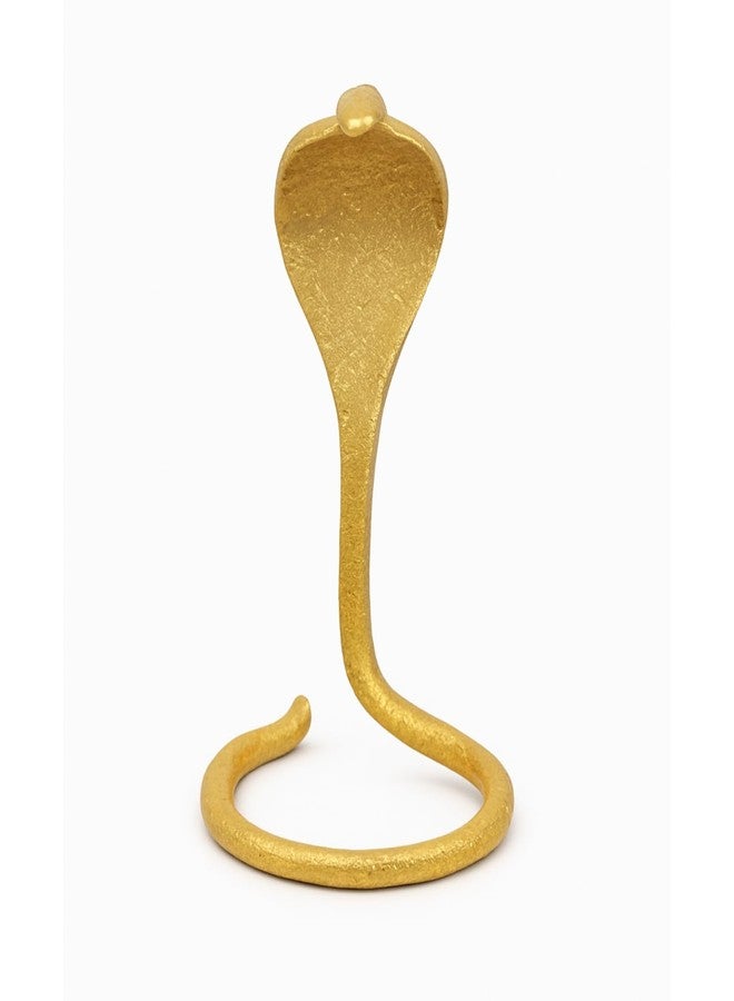 Salvus APP SOLUTIONS Brass Snake for Shivling - Handcrafted Naag Statue for Hindu Pooja and Decor - Intricate and Elegant Design - Perfect Addition to Your Pooja Room (Golden_1.5 x 2.8 inch) - Image 1