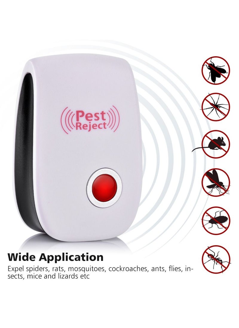 Pest Reject - 110V 220V Pest Reject Pro Ultrasonic Repeller Bed Bug Moths Spider Defender Roaches Electronic Mosquito Repellent - Image 1