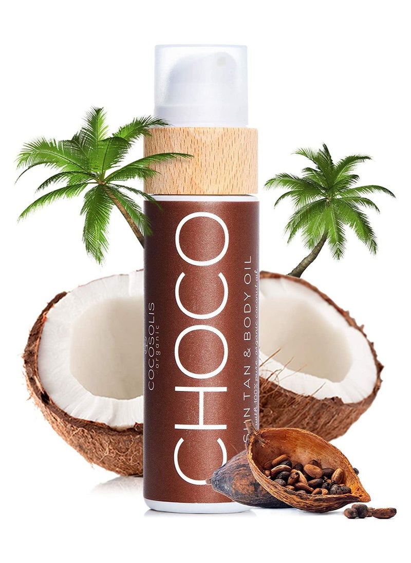 COCOSOLIS - Cocosolis Choco Sun tan And Body Tanning Oil Deep Chocolate - Image 1