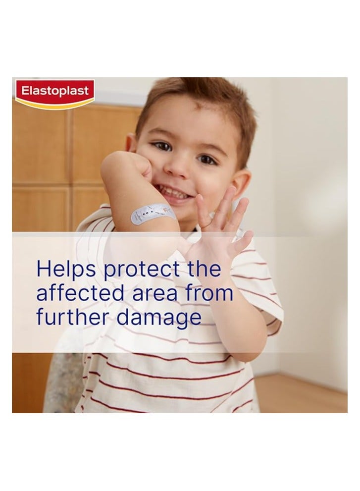 Elastoplast Paw Patrol Plasters, Assorted Sizes (20 Pieces), Coloured First Aid Plasters for Children, Kid’s Plasters with Paw Patrol Designs, Various Sized Plasters, Skin-Friendly Plasters - Image 2