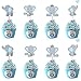 Morofme 48pcs Blue Elephant Cupcake Toppers Double Sided It is A Boy Elephant Cupcake Picks Elephants Cake Cupcake Decorations for Elephants Theme Birthday Baby Shower Little Peanut Party Supplies - Image 3