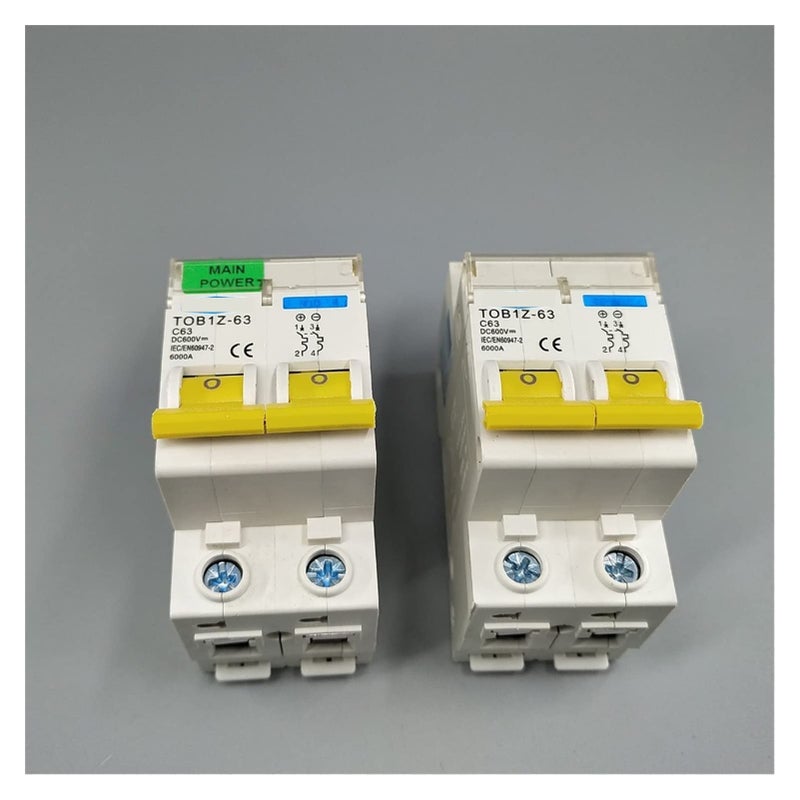 2P 50A DC 600V MCB Circuit Breaker C Curve for Photovoltaic PV System - Image 4