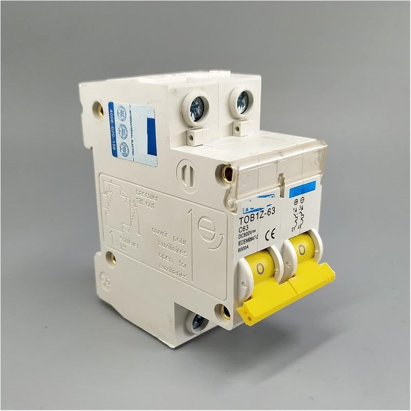 2P 50A DC 600V MCB Circuit Breaker C Curve for Photovoltaic PV System - Image 1