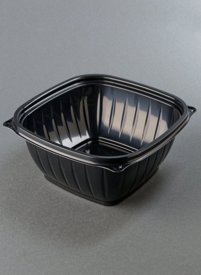 Solo Dart B48SB 48 oz Black PP Square Bowl (Case of 252)