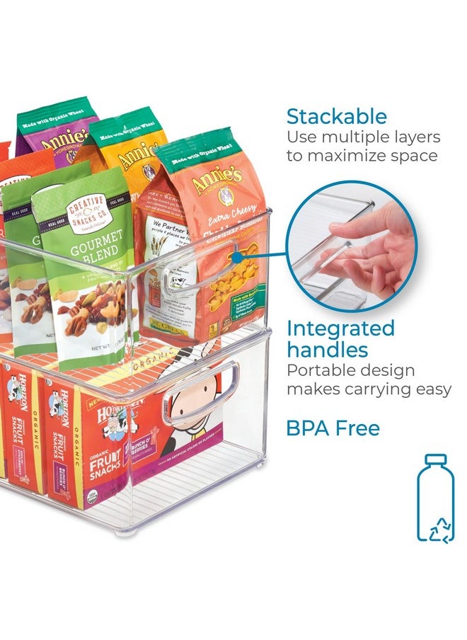 InterDesign iDesign Recycled Plastic Extra-Large Bin with Easy to Grip Integrated Handles for Kitchen, Fridge, Freezer, Pantry and Cabinet Organization, The Linus Collection, 10” x 8” x 5  - Image 2