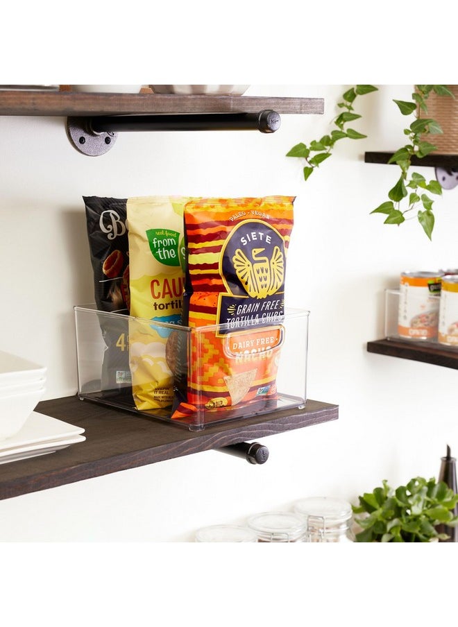 InterDesign iDesign Recycled Plastic Extra-Large Bin with Easy to Grip Integrated Handles for Kitchen, Fridge, Freezer, Pantry and Cabinet Organization, The Linus Collection, 10” x 8” x 5  - Image 4