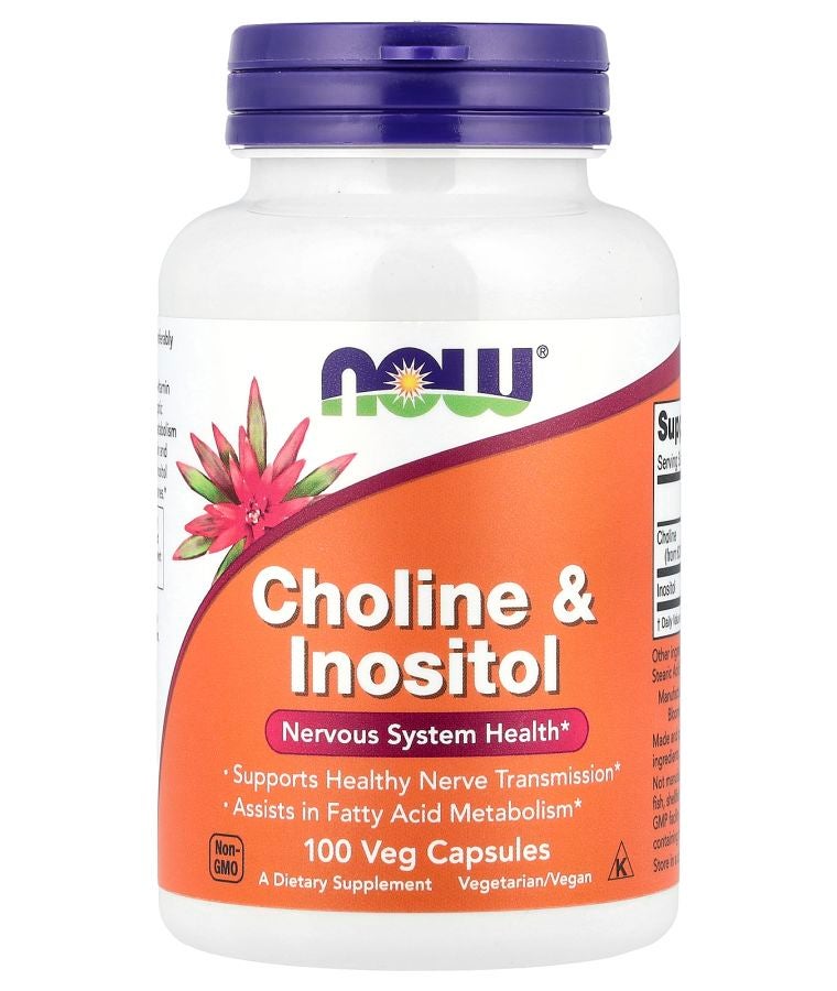 now Choline & Inositol 100 Veg Capsules