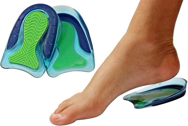 KidSole Sport Traction Shock Absorbing Lightweight Gel Heel Cups for Kid's with Sensitive Heels, Heel Spurs, Plantar Fasciitis, or Ankle Pain (2 Pairs, 4 Single Heelcups) (Kid's Size 3-7) - Image 1