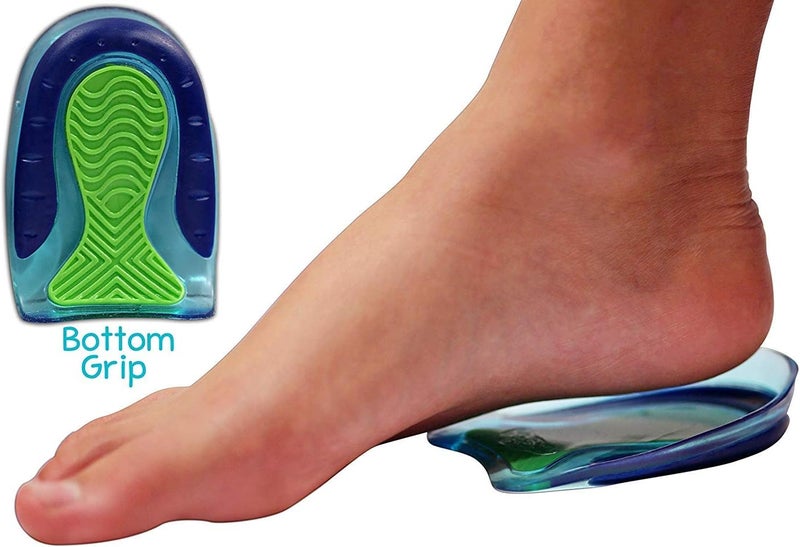 KidSole Sport Traction Shock Absorbing Lightweight Gel Heel Cups for Kid's with Sensitive Heels, Heel Spurs, Plantar Fasciitis, or Ankle Pain (2 Pairs, 4 Single Heelcups) (Kid's Size 3-7) - Image 3