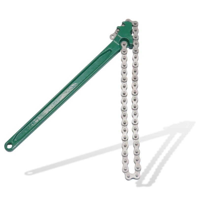 boeray 15 Inch Heavy-Duty Ratcheting Chain Wrench Reversible Oil Filter Tool Pipe Fittings Tools Fit Max 8 Inch Diameter - Image 5