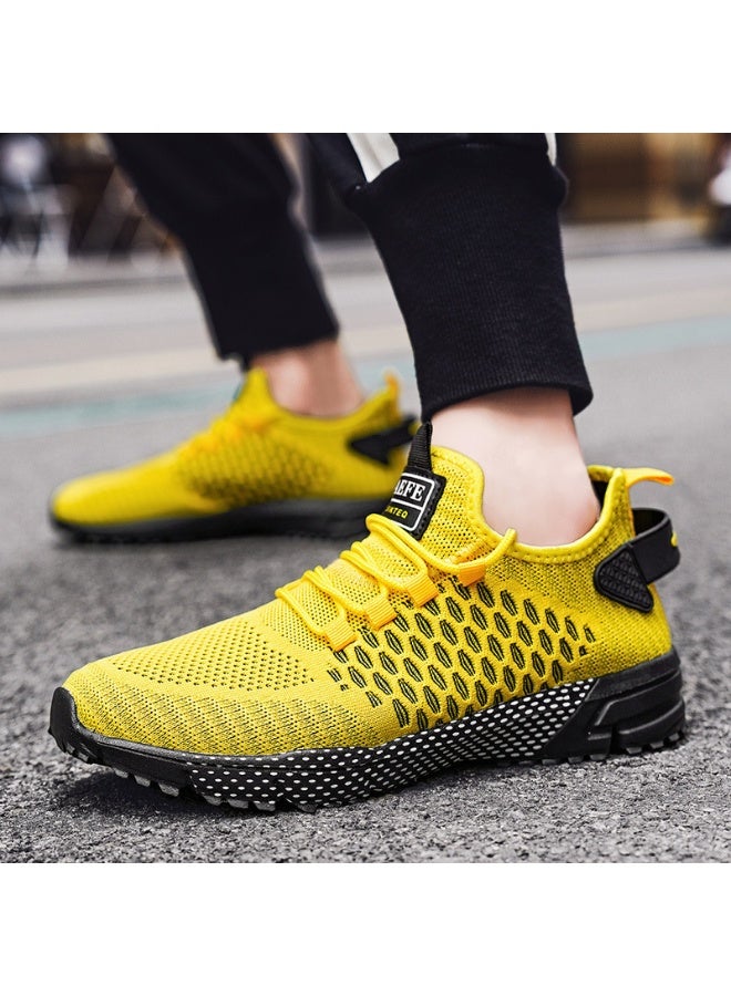 NIBEMINENT Men's Casual Shoes  Summer Breathable Mesh Running Shoes Casual Versatile Lightweight  Fashion Tennis Shoes - Image 2
