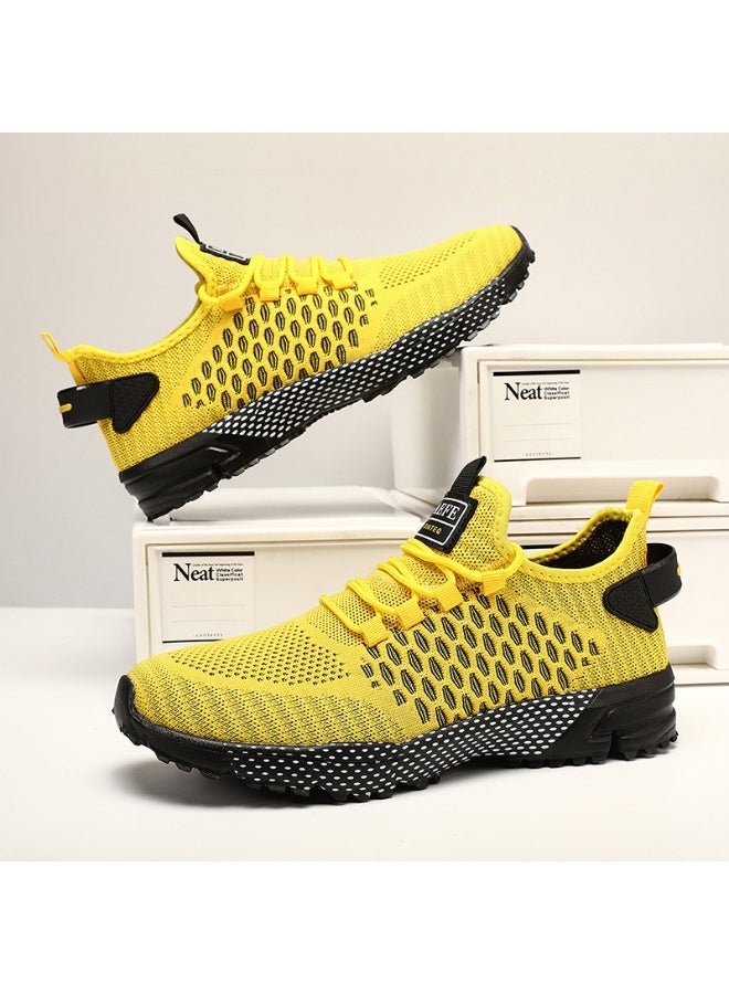 NIBEMINENT Men's Casual Shoes  Summer Breathable Mesh Running Shoes Casual Versatile Lightweight  Fashion Tennis Shoes - Image 1