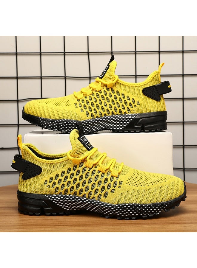 NIBEMINENT Men's Casual Shoes  Summer Breathable Mesh Running Shoes Casual Versatile Lightweight  Fashion Tennis Shoes - Image 3
