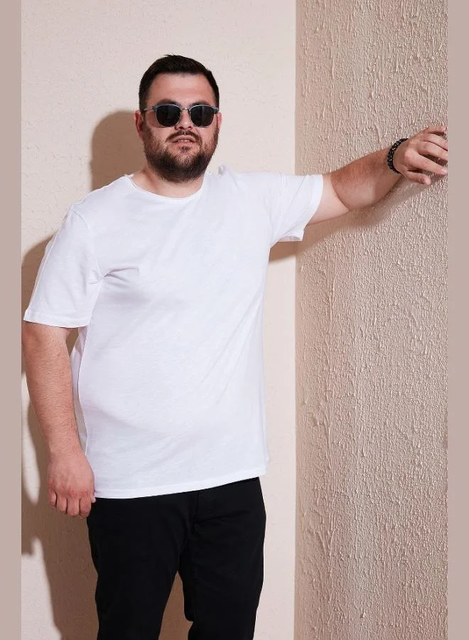 بوراتي تي شيرت قطن بوراتي مقاس كبير للرجال