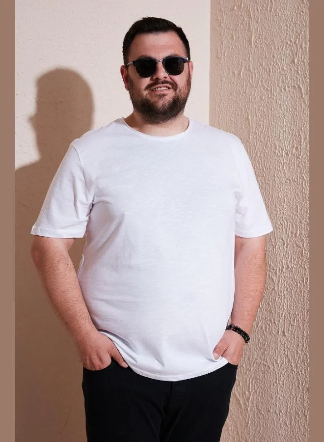 بوراتي تي شيرت قطن بوراتي مقاس كبير للرجال