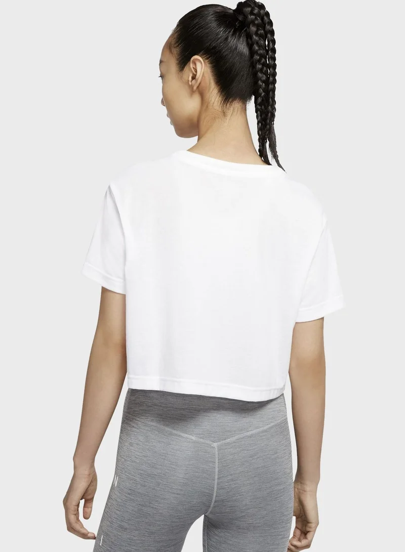Nike Dri-FIT Goddess Cropped T-Shirt