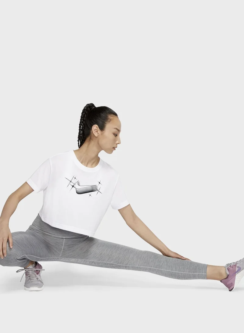 Nike Dri-FIT Goddess Cropped T-Shirt