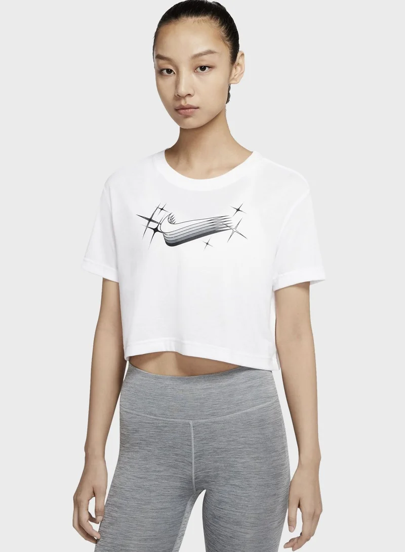 Nike Dri-FIT Goddess Cropped T-Shirt