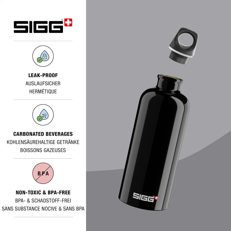 SIGG - Aluminum Water Bottle - Traveller - Made in Switzerland - Carbonated Drinks - Recycled - BPA-Free - 20Oz / 34Oz - Image 3