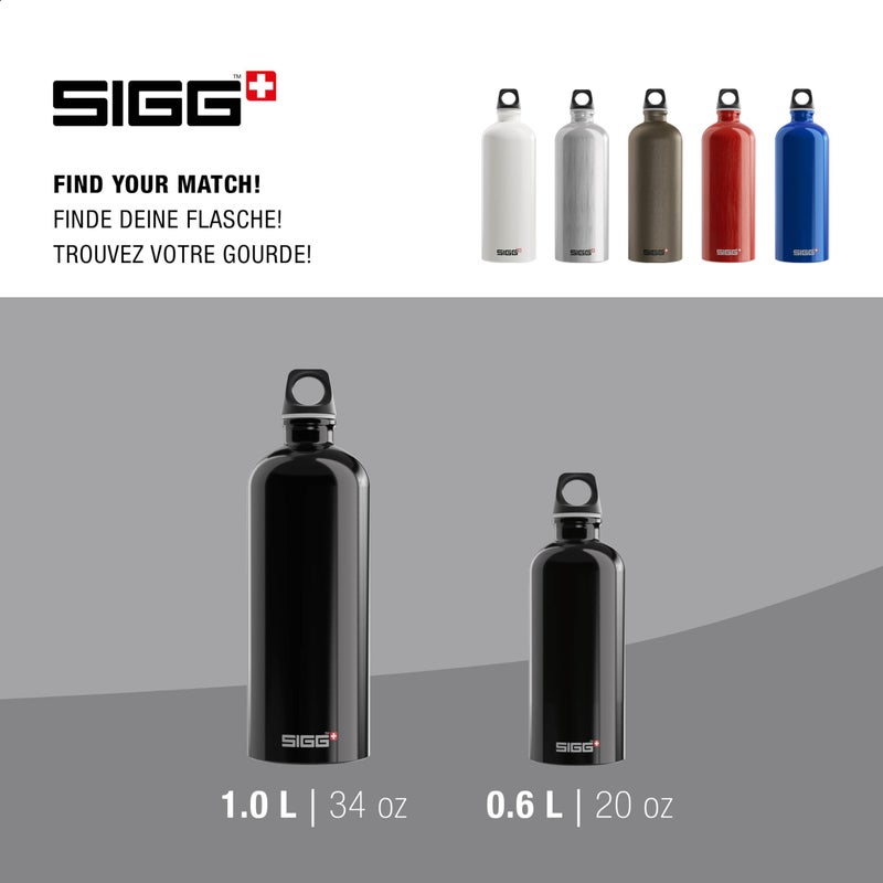SIGG - Aluminum Water Bottle - Traveller - Made in Switzerland - Carbonated Drinks - Recycled - BPA-Free - 20Oz / 34Oz - Image 5