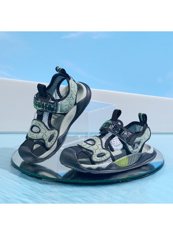 Bumblebee صنادل بامبلبي للأولاد - صنادل رياضية مغلقة الأصابع للأطفال للصيف الجديد، أحذية شاطئية ناعمة للأولاد الكبار - Image 3