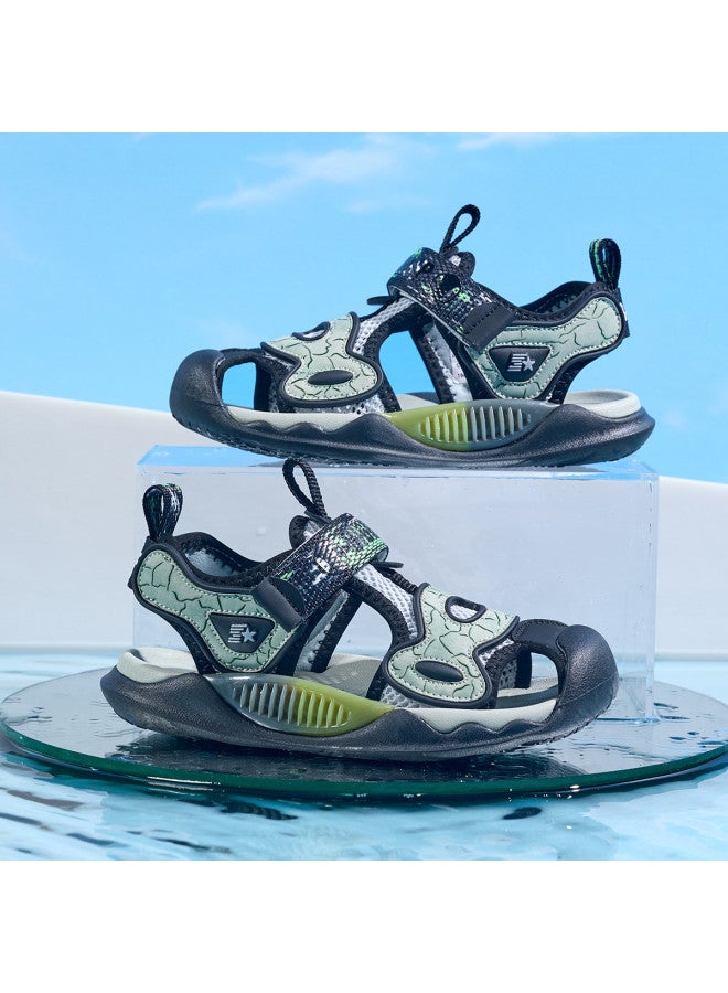 Bumblebee صنادل بامبلبي للأولاد - صنادل رياضية مغلقة الأصابع للأطفال للصيف الجديد، أحذية شاطئية ناعمة للأولاد الكبار - Image 2