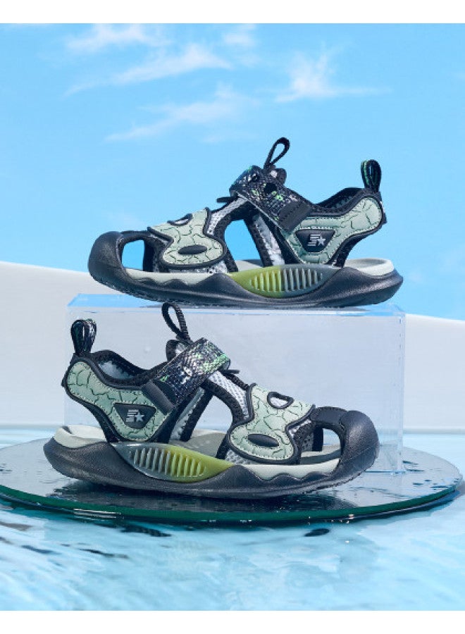 Bumblebee صنادل بامبلبي للأولاد - صنادل رياضية مغلقة الأصابع للأطفال للصيف الجديد، أحذية شاطئية ناعمة للأولاد الكبار - Image 1