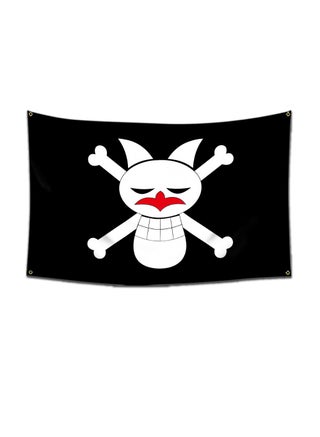 1-Pieces Polyester Flag ONE PIECE Cartoon Flag Design Cosplay Pirate Flag Straw Hat Luffy Print Room Decor with Corners Buckle 60*90cm Black-A14 - pzsku/Z1C47ED0FAFDB8693A8ECZ/45/_/1726130804/cb107fd1-d5cd-4db6-bf06-482ab99dbfe0