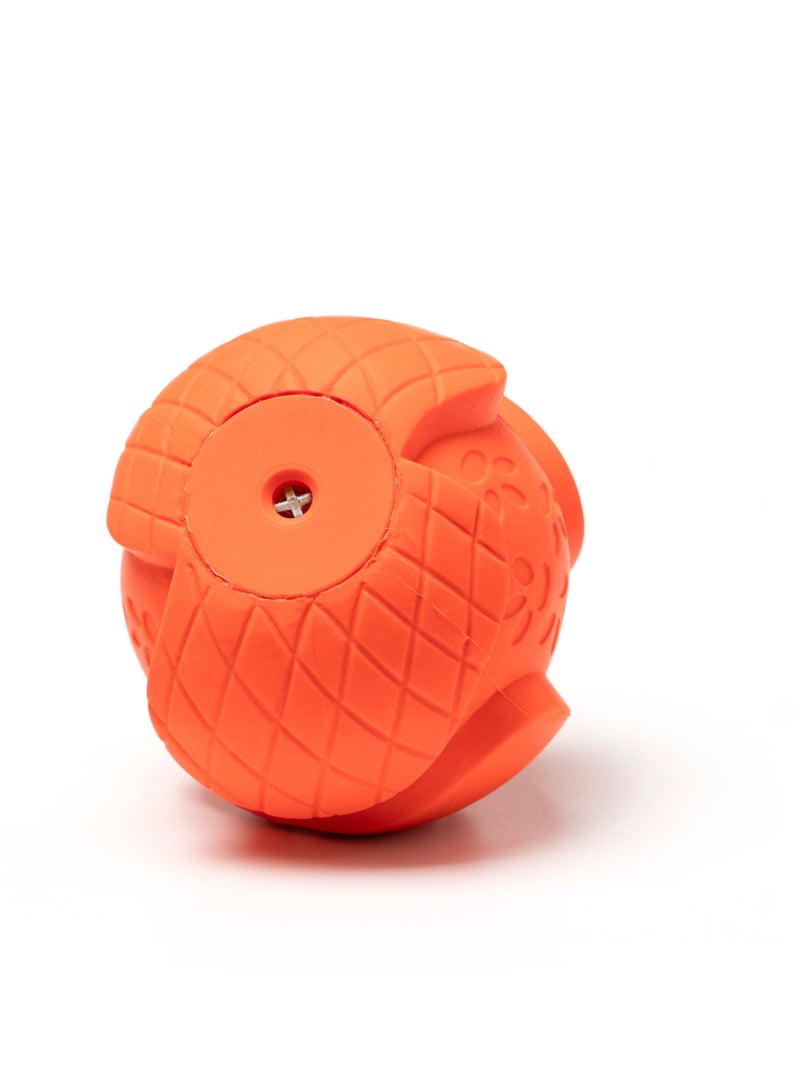 GULFLINK Non Toxic Natural Rubber Toy For Dogs Orange - Image 2