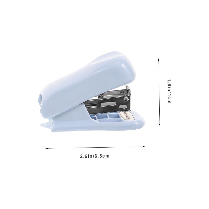 Mini Pastel Blue Green Stapler Set 2 Pack For Office Home And Classroom Supplies - Image 3