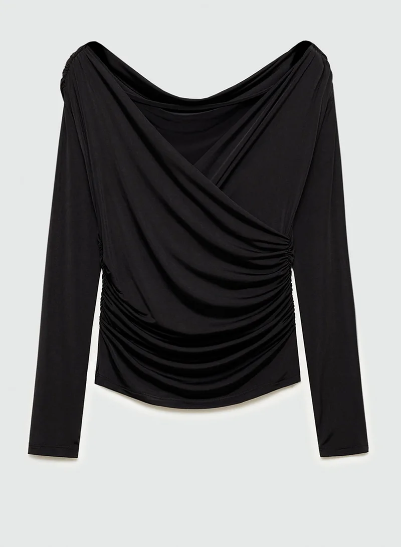 MANGO Off Shoulder Dress