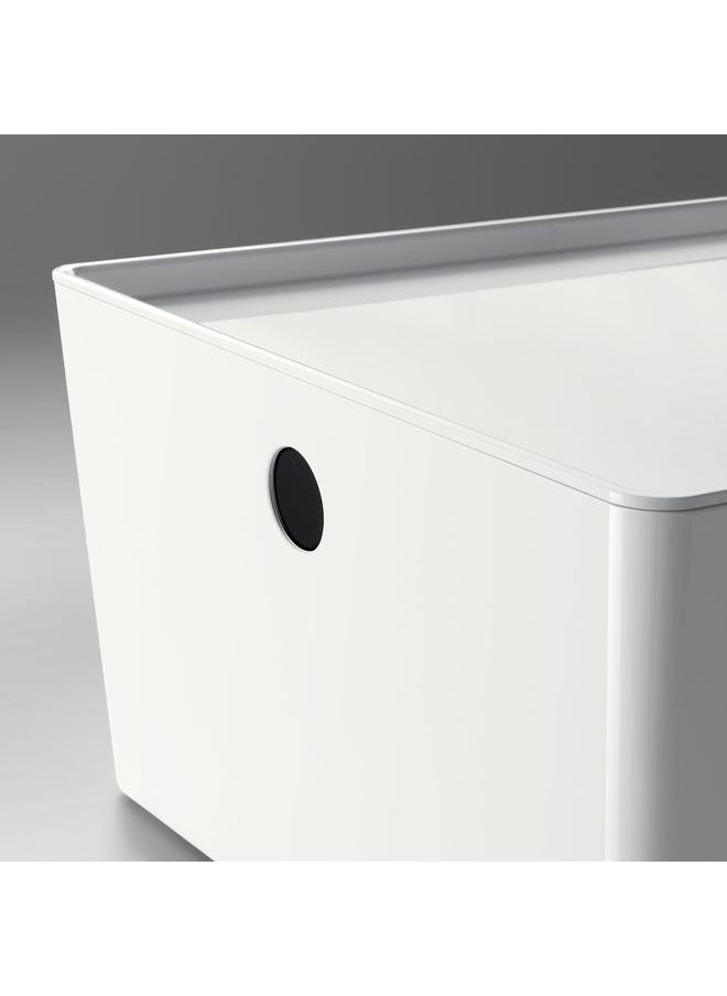 erorex Box with lid, white, 26x35x15 cm  - Image 5