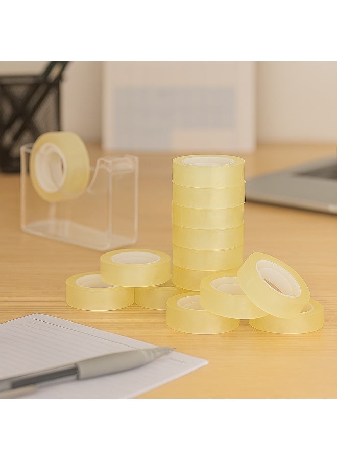 High Quality Transparent Tape 20 Yard 12 Pcs Suitable for Office and School Use - Image 1