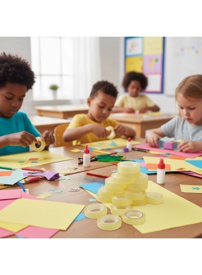 High Quality Transparent Tape 20 Yard 12 Pcs Suitable for Office and School Use - Image 2