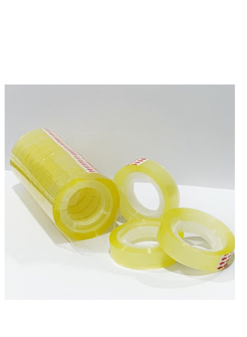 High Quality Transparent Tape 20 Yard 12 Pcs Suitable for Office and School Use - Image 4