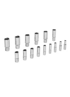 Jetech Jetech 75PCS Metric Socket Set, Includes 1/4 Inch and 3/8 Inch Drive Standard/Deep Sockets, Quick-Release Softgrip Ratchet, Bits, Extensions and Adapter, Universal Joint and Other Accessories  - Image 4