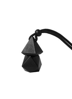 Triangle Dyed Cap Matte Black Empty Bottle Pendant For Interior Rearview Mirror