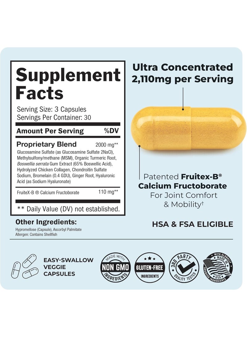 BioSchwartz Glucosamine MSM, Chondroitin Anti Inflammatory Gluten-free Supplement - Image 4