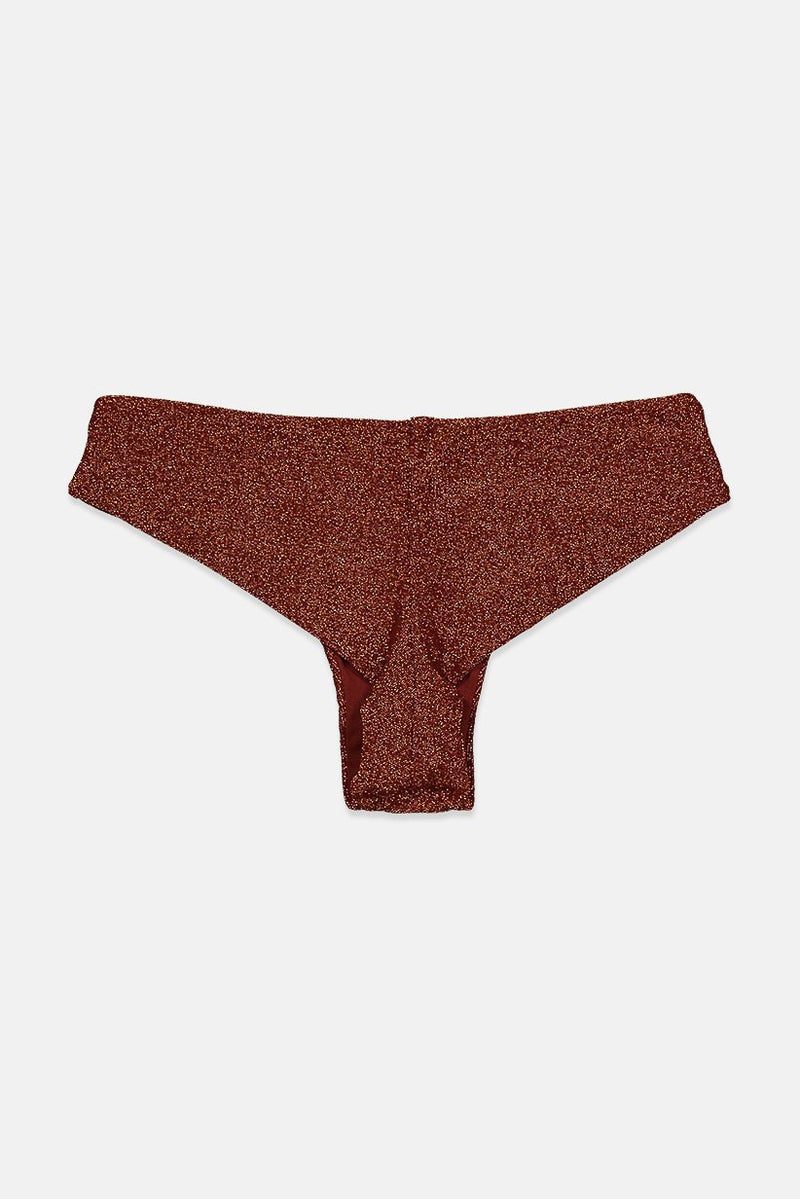 women'secret Women Textured Bikini Bottom, Brown - Image 2
