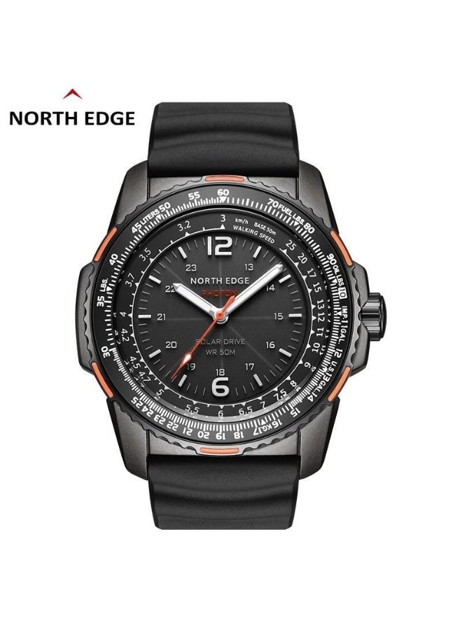NORTH EDGE NORTHEDGE Kinetic Watch Men's 50 Waterproof Ultra-long Battery Life Night Light Fashion Trend Imported High-Quality - Image 2